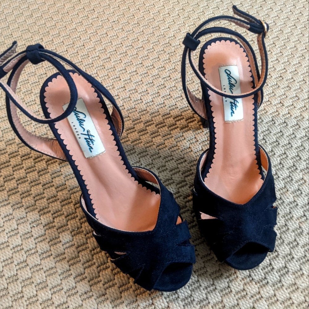 Jemina high heels sandals navy size 37